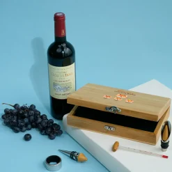 Coffret sommelier personnalisé - 5 accessoires - Papa Renard