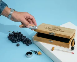 Coffret sommelier personnalisé - 5 accessoires - Sommelier