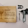 Coffret tire-bouchon personnalisé - Citation