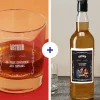Coffret whisky - Verre à whisky et bouteille de whisky personnalisés