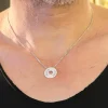 Collier homme personnalisé jeton sur chaîne