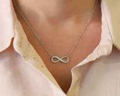 Collier infini personnalisé pour Femme - Prénom