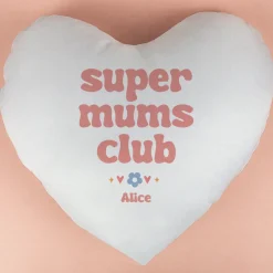 Coussin coeur personnalisé - Cool Mums Club