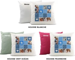 Coussin personnalisé - 5 Photos