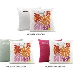 Coussin personnalisé - Botanique