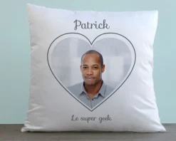 Coussin personnalisé - Coeur Photo