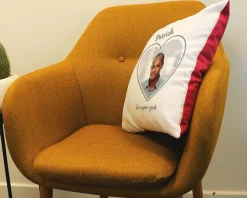 Coussin personnalisé - Coeur Photo