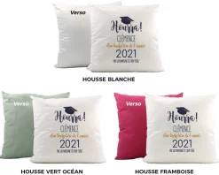 Coussin personnalisé - Diplômé(e)