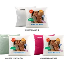 Coussin personnalisé - Eclats de Couleurs