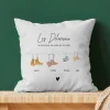 Coussin personnalisé - Famille Chaussures