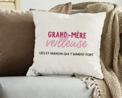 Coussin personnalisé - Grand mère-veilleuse
