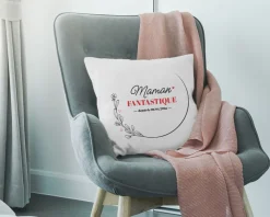 Coussin personnalisé - Maman Depuis
