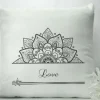 Coussin personnalisé - Mandala Swarovski®