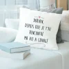 Coussin personnalisé - Message d'amour