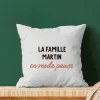 Coussin personnalisé - Message