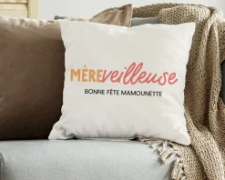 Coussin personnalisé - Mère-veilleuse