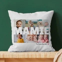 Coussin personnalisé - Multi photos famille