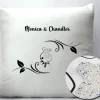 Coussin personnalisé - Rose Swarovski®