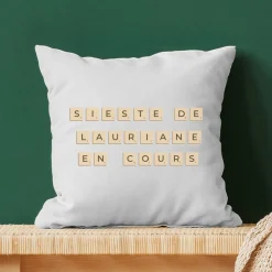 Coussin personnalisé - Scrabble