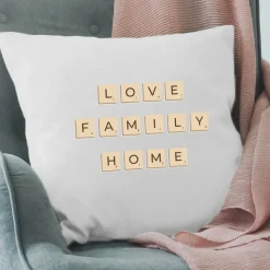 Coussin personnalisé - Scrabble