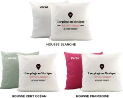 Coussin personnalisé couple - Là où tout a commencé