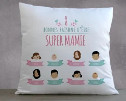 Coussin personnalisé femme - Family Circus
