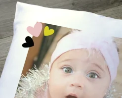 Coussin personnalisé photo - Naissance