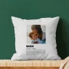 Coussin personnalisé photo - Définition Maman