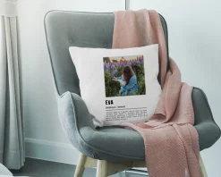 Coussin personnalisé photo - Définition Maman