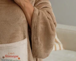 Couverture à manches personnalisée Coeur Famille