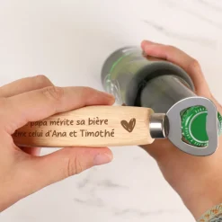 Décapsuleur personnalisé gravé - Papa