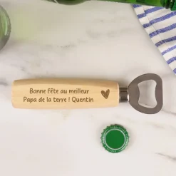Décapsuleur personnalisé gravé - Papa