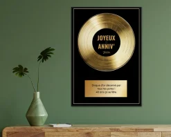 Disque d'or personnalisé - Prénom