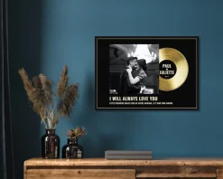 Disque d'or personnalisé - Photo