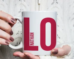 Duo de mugs personnalisés - Love
