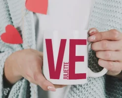 Duo de mugs personnalisés - Love
