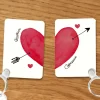 Duo de porte clés personnalisés - Cœur