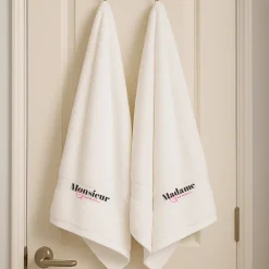 Duo de serviettes Mr & Mrs