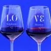 Duo de verres à vin personnalisables - Love