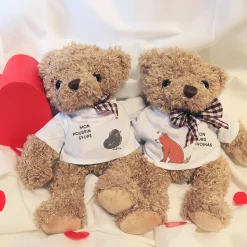 Duo d'oursons personnalisés - Couple d'animaux