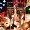 Flûtes à champagne personnalisées - Joyeux Noël et Bonne Année