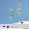 Flûtes à champagne personnalisées - Famille