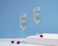 Flûtes à champagne personnalisées - Famille