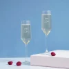 Flûtes à champagne personnalisées - Prénom