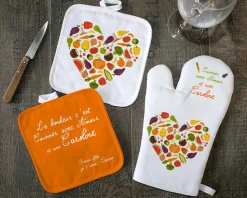Gant et Maniques Cuisiner avec Amour