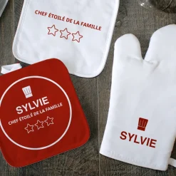 Gant et maniques personnalisés - Chef étoilé