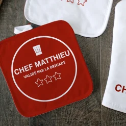 Gant et maniques personnalisés - Chef étoilé