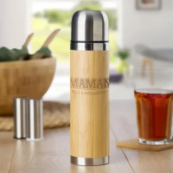 Gourde bambou personnalisée - College Style