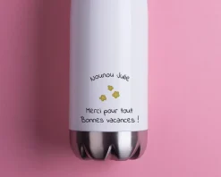 Gourde isotherme en inox personnalisable - Collection Remerciement