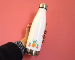 Gourde isotherme en inox personnalisable - Été Ananas